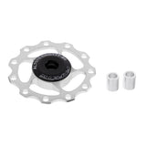 Maxbell Maxbell Bike Jockey Wheel Bicycle Rear Derailleur Guide Pulley 11T Bearing Silver