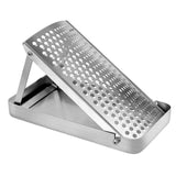 Maxbell Stainless Steel Cheese Grater Space Saving Easy to Clean Manual with Storage