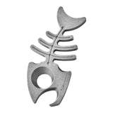 Titanium Keychain Bottle Opener Decorative Multitool Compact Gadget Keychain Stone washed