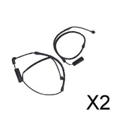 Maxbell 2x2pcs Front Rear Brake Pad Wear Sensor for  X5 E53 34351165579 34351165580