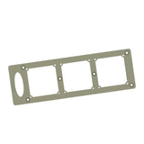 Maxbell 86 Type Wire Box Template Three Hole Sturdy for Electrician Work Socket Base Gray Inner Size 7 cm