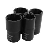 6Pcs Bolt Extractor Sockets Set Nut Remover for Frozen Rounded Off