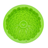 Maxbell Silicone Heritage  Cake Bake Pan Swirled Plate with Sunflower Cake Mold
