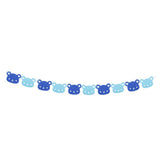 Maxbell 10 Pieces Bunting Garland Bunny Bear Hanging Banner Blue Bear - Aladdin Shoppers
