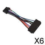 Maxbell 6xATX 24 Pin Female to 12 Pin Male Converter Power Supply Cable Cord for Acer