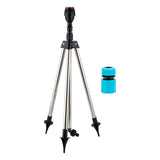 Maxbell Rotating Tripod Sprinkler Irrigation System for Hot Day Cooling Garden Patio With Holder Joint