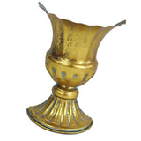 Maxbell Oil Painting Half Vase Easy to Install Rustic Unique Oil Painting Decoration Style D