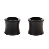 Maxbell 1 Pair Wooden Hollow Ear Plug Tunnel Expanders Stretcher Black 8mm - Aladdin Shoppers