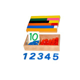 Maxbell Montessori Number Cards & Counters for Early Childhood Children Kindergarten