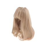 Maxbell BJD Doll Hair Wig Easy to Use Soft Long for Head Circumference about 15-17cm