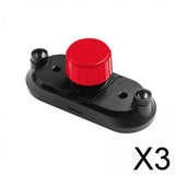 Maxbell 3xBackbag Strap Umbrella Clip Gadget Easy to Assemble Sun Umbrella Holder Clip Red