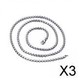 Maxbell 3xEye of God Pendant for Business Party Daily Wear Vintage Ornament Miniatures Chain