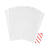 Maxbell 5 Pieces Plastic Mesh Canvas Sheets for Knit Crochet Projects DIY Handicraft