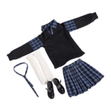 Maxbell 1/6 Scale Female Figure Doll Skirt Clothes Stylish for 12 inch Action Figure Black