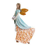 Maxbell Angel Figurine Collection Gift Accessories Ornaments Supplies Cute Miniature Blue Orange