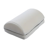 Maxbell Sponge Bolster Pillow Gift Leg Pillow for Bed Sleep Office Work White