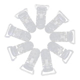 Maxbell 20PCS Multicolour/Clear T-Style Dummy Clips for Pacifier Holder Badge DIY Craft