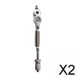 Maxbell 2xDrum Foot Pedal Spring Pulley Hook Tensioner Hardware Drum Parts Replacement