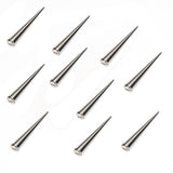 Maxbell 10x Cone Spike Studs Conical Punk Rock Gothic Screw Fixed Studs