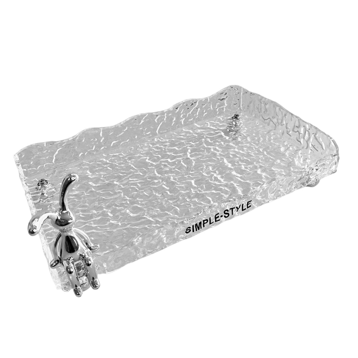 Maxbell Bathroom Vanity Tray Brush Organizer Makeup Organizer for Spice Jewelry Home Single Layer