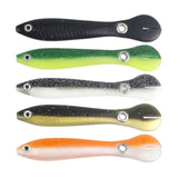 Maxbell 5Pcs Small Loach Soft Fishing Bait Lures Bionic Fake Fish Tools For Bass A - Aladdin Shoppers
