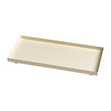 Maxbell Bathroom Vanity Tray Rectangle Serving Tray for Living Room Kitchen Showcase S beige