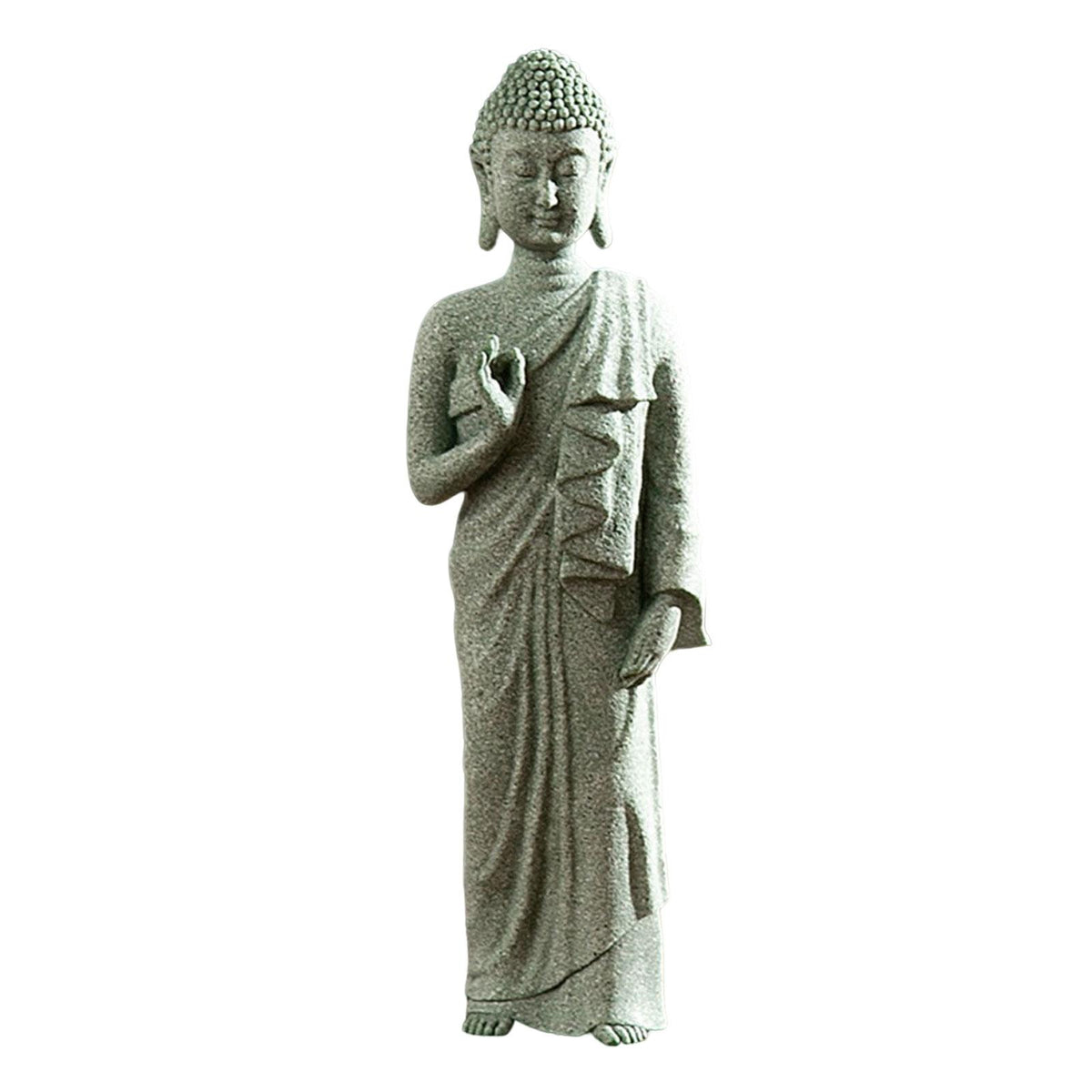 Maxbell Maxbell Buddha Statue Meditating Figurines Home Collectible Sculpture One Hand