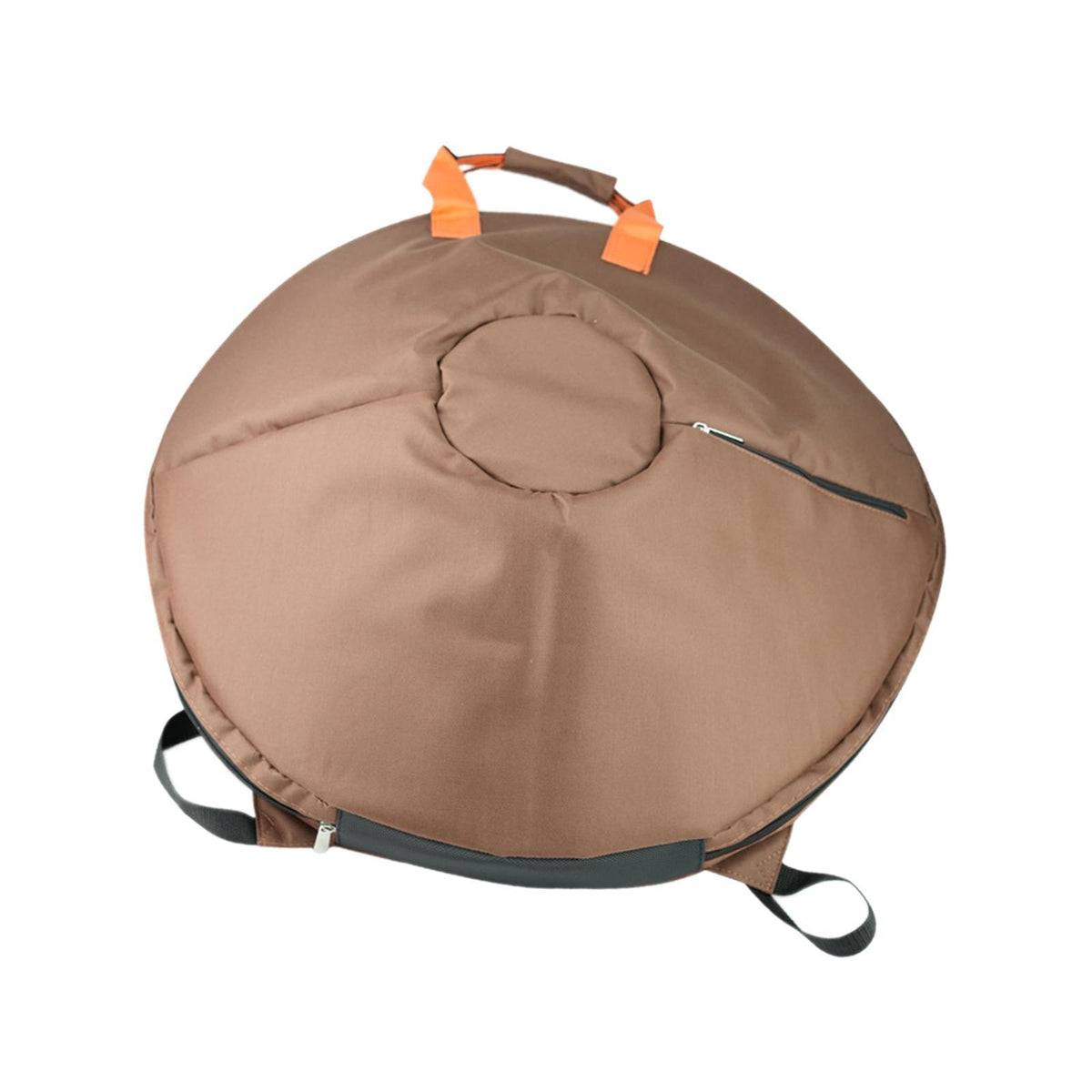 Maxbell Hand Drum Bag Percussion Instruments Profesional Backpack 22" Hand Drum Drum Bag brown
