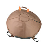 Maxbell Hand Drum Bag Percussion Instruments Profesional Backpack 22" Hand Drum Drum Bag brown