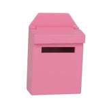 Maxbell Dollhouse Miniature Wooden Mail Box 1/12 Scale Pink
