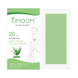 Maxbell Maxbell 20pcs Dual-sided Depilatory Waxing Strips Cold Wax Bikini Hair Remover Aloe