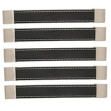 5pcs 160mm Modern Leather Kitchen Cabinet Cupboard Door Drawer Pull Handle