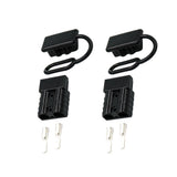 Maxbell 4x2 Sets Winch Trailer 50A 600V Battery Quick Connector Plugs for Dust Caps