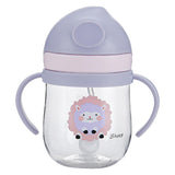 Maxbell Silicone Training Cup 8.5oz Portable Baby Sippy Cup for Baby Boys Girls Kids Violet