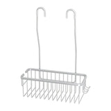 Maxbell Hanging Shower Rack Sturdy Shower Shelves for Shower Accessories Sponge Soap Silver
