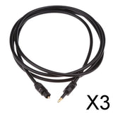 Maxbell 3x3ft 3.5mm Digital OD 4.0 Optical Audio Cable Wire Toslink Optical Audio