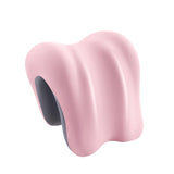 Maxbell Neck Support for Office Chair Washable Non Slip Desk Sleeping Napping Pillow pink