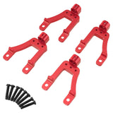 Maxbell RC Car Front and Rear Shock Absorber Bracket 1/12 Professional for MN86 G500 Red