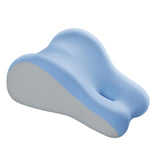 Maxbell Leg Support and Elevate Pillow Ergonomic Memory Foam Reading Pillow for Dorm Blue