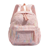 Maxbell Kids Backpack Chic Large Capacity Book Bag for Middle High School Boys Girls Pink