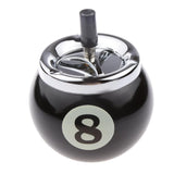 Maxbell Collectible Gift Aluminum Pool Billiard Ball Ashtray no base Black 8 - Aladdin Shoppers