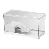 Maxbell Turtle Tank Bottom Drainage Terrapin Tortoise Enclosure Starter Indoor Decor Large White