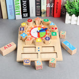 Maxbell Maxbell Sorting Wooden Learning Puzzle Toys Shape Sorting Clock Numbers Educational