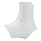 Maxbell Soccer Non Slip Cleat Sleeves Cleat Wraps for Youth, Adults Versatile 1 Pair White
