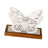 Maxbell Butterfly Napkin Holder for Table Tissue Dispenser for Home Hotel Kitchen White