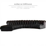 Maxbell DeSede DS600 Modular Serpentine Sofa, Italian Minimalist 100x100x100cm Set;Custom Deposit