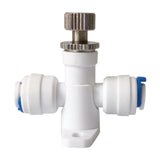 Maxbell Water Purifier Valve 1/4 inch Adjustable Quick Connect Fitting for Ro System Type A