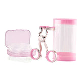 Maxbell Eyelid Opener Portable Outdoor Activity Contact Lens Insertion and Remover Tool Rose pink