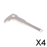 Maxbell 4xRemote Smart Key Uncut Blank Emergency Insert Small Key For