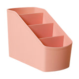 Maxbell Desk Organizer Display Desktop Storage Box for Dormitory Living Room Dresser Pink